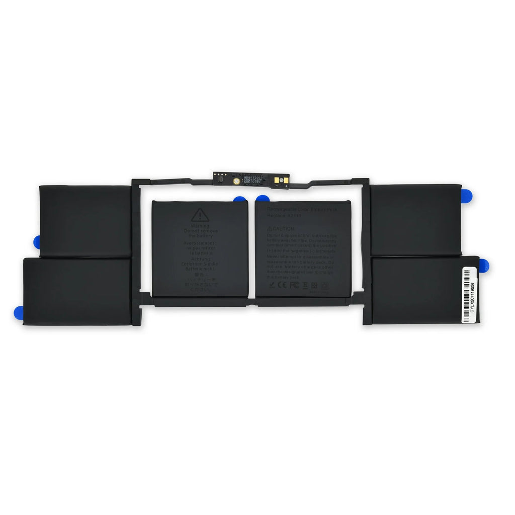 Replacement battery for the Apple MacBook Pro 16" (A2113, 2019 model)