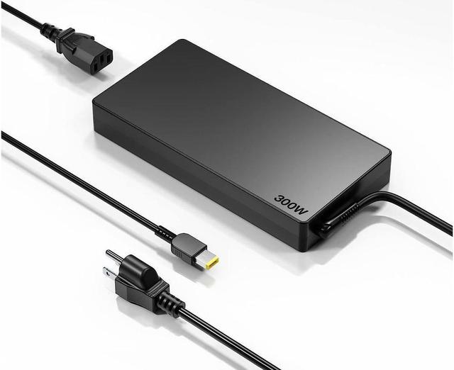 300W Legion AC Charger Compatible with Lenovo Legion Pro 7i, Lenovo Legion Pro 5, Thinkpad 9000K, 9000P, Y9000K, Y9000X, R7000P, SA10R16956, 5A10W86289, ADL300SDC3A Laptop Power Adapter