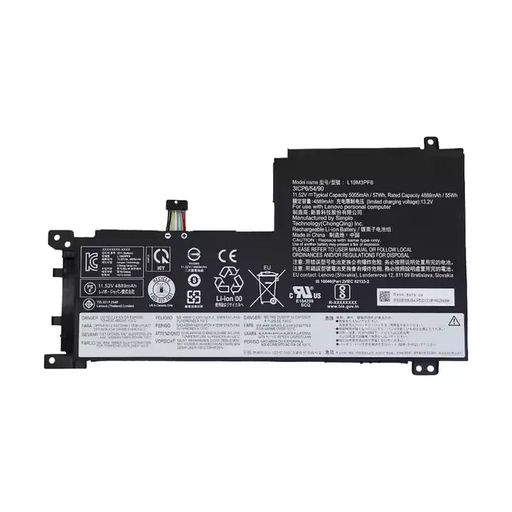 L19L3PF2 L19C3PF4 L19C3PF5 Battery for Lenovo ideapad 15IIL05 5-15ARE05